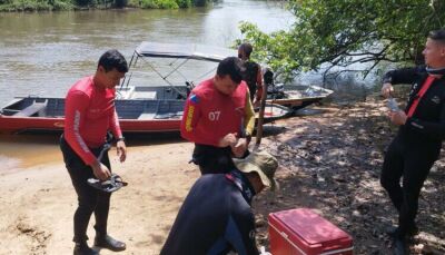 Imagem da notícia Paraíso das Águas: Chico, vítima de acidente no Rio Sucuriú, é encontrado após dois dias de buscas